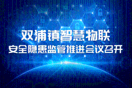双浦镇智慧物联安全隐患监管推进会议召开